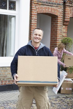 Professional removals in Hammersmith with moving van and boxes