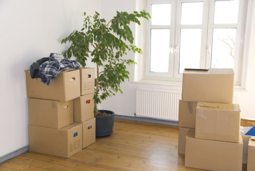 People using self storage in Hammersmith for moving and decluttering