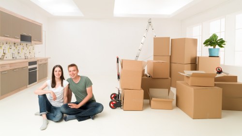 Cubic-yard storage estimate for a mixed household clearance