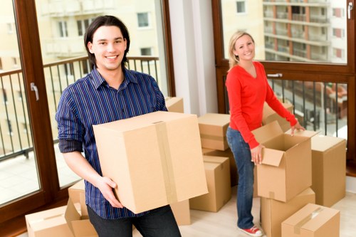 Careful packing and fragile item protection during a Hammersmith home move