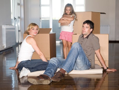 Furniture and boxes ready for a stress-free small removal service